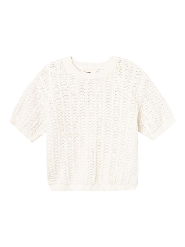 NMFJOHANNA SS LOOSE KNIT LIL