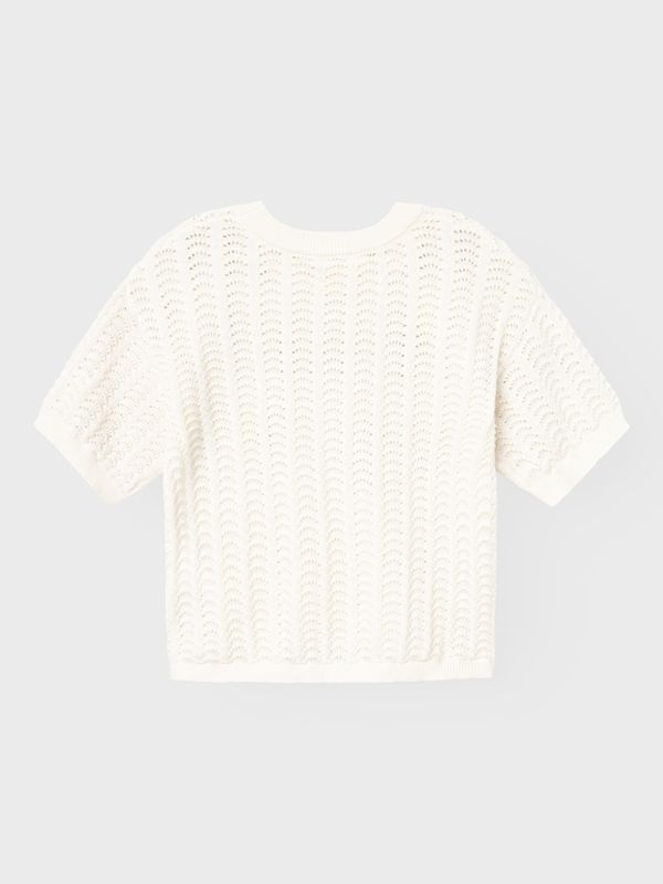 NMFJOHANNA SS LOOSE KNIT LIL