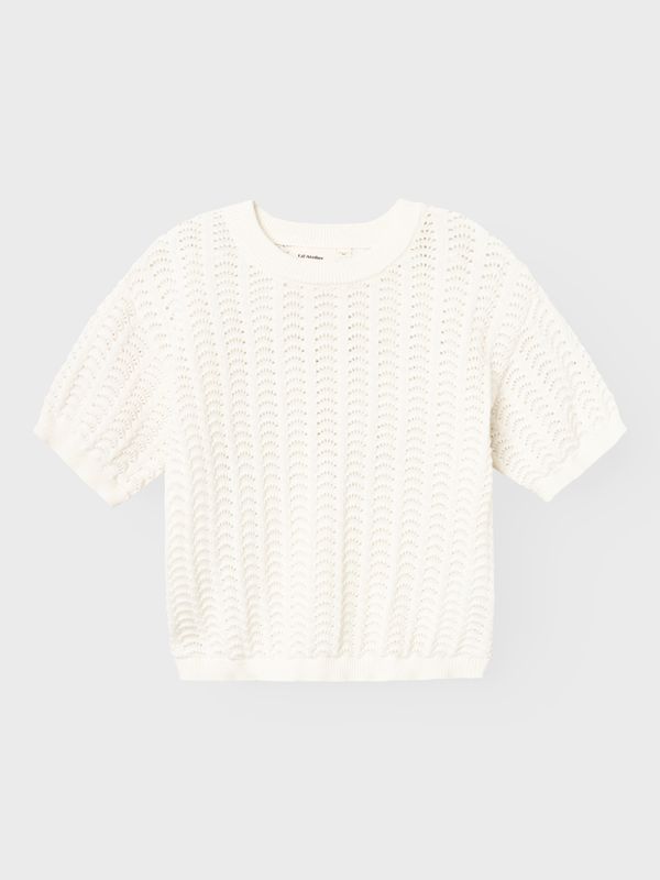 NMFJOHANNA SS LOOSE KNIT LIL