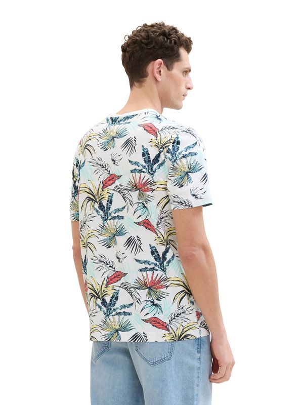 T-Shirt mit Palmenprint