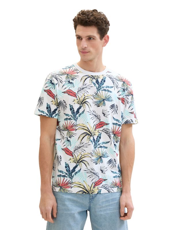 T-Shirt mit Palmenprint