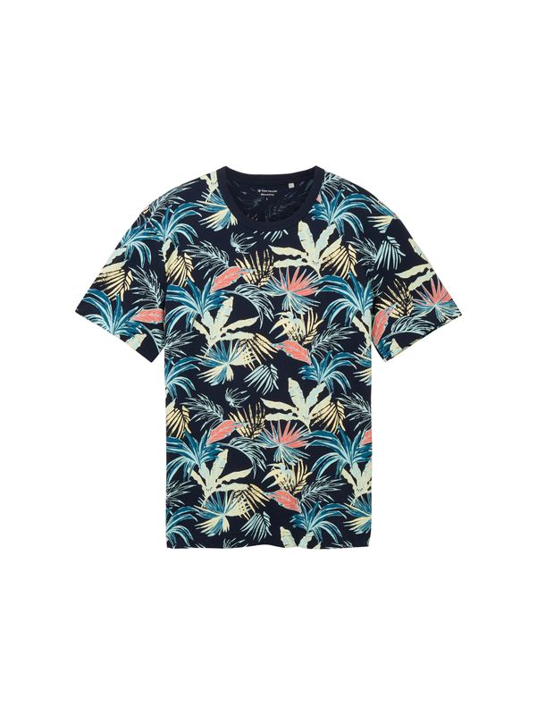 T-Shirt mit Palmenprint