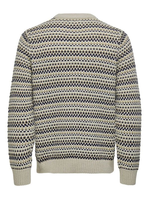 ONSMUSA REG 3 STRUC CREW KNIT