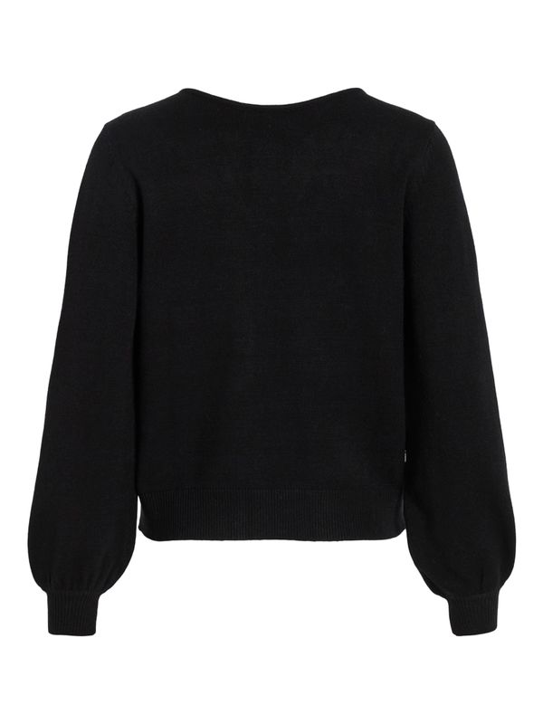 VIRIL REV V-NECK L/S KNIT TOP - NOOS