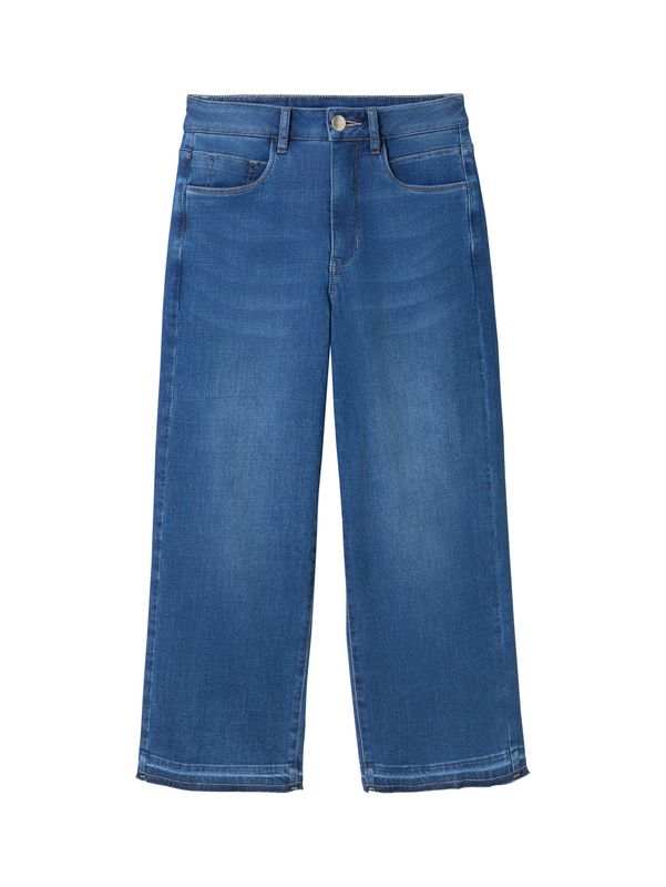 Cropped Culotte Jeans