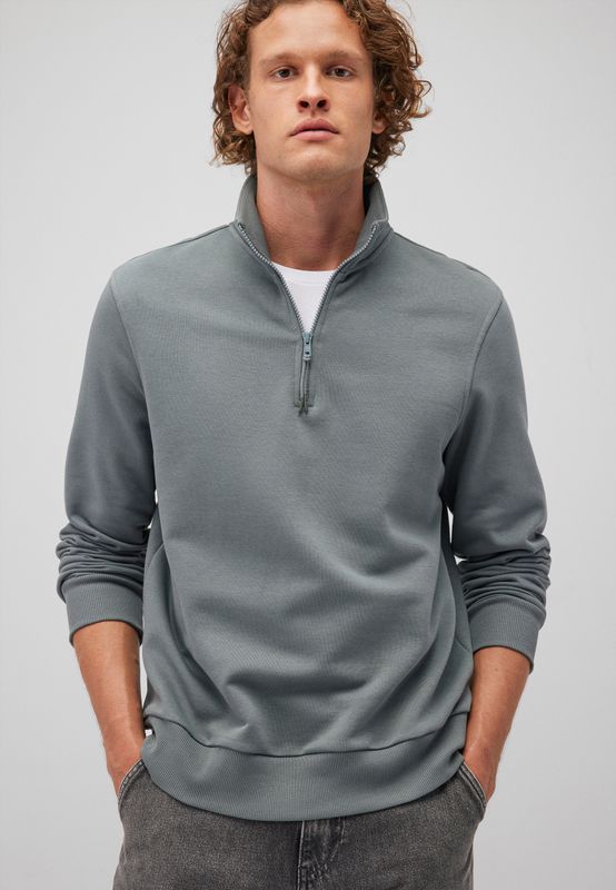 HALF ZIP SWEATSHIRT