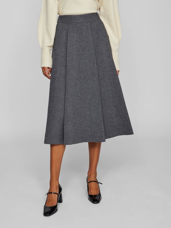 VIABINA HW PLEATED MIDI SKIRT