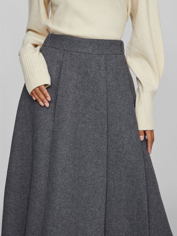 VIABINA HW PLEATED MIDI SKIRT