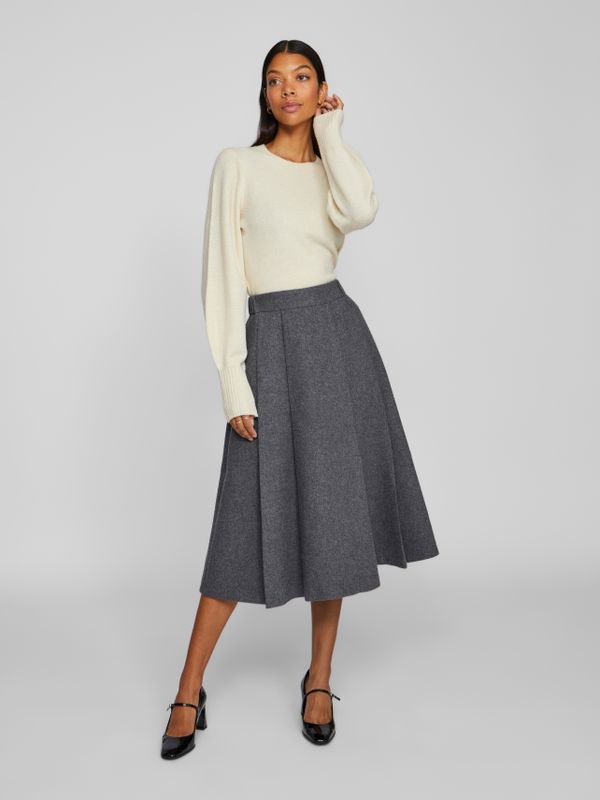 VIABINA HW PLEATED MIDI SKIRT