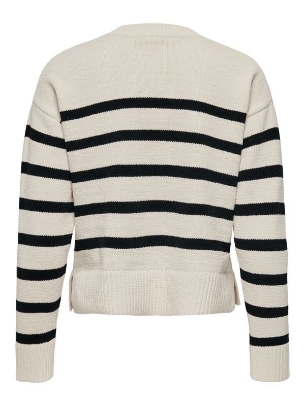 ONLELLY LIFE LS STRIPE O-NECK CC KNT