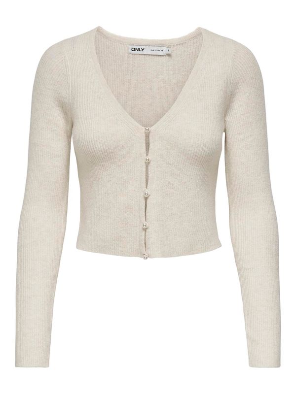 ONLRICA LIFE LS VNECK PEARL CARDIGAN KNT