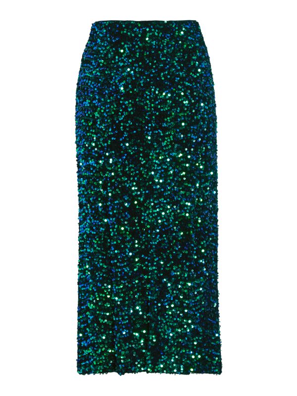 VIFAITH HW MIDI SEQUIN SKIRT/VOL