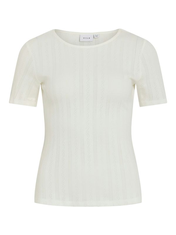 VIKASSIE S/S POINTELLE TOP - NOOS