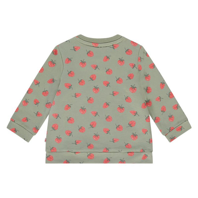 Baby Girls Sweat Shirt Erdbeer/grün