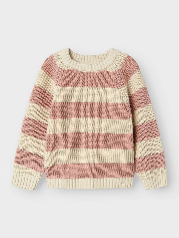 NMFEMLEN LS KNIT STRIPE LIL