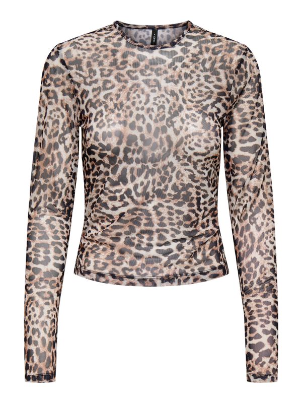 ONLELVA L/S O-NECK MESH TOP BOX JRS