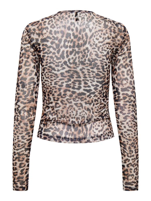 ONLELVA L/S O-NECK MESH TOP BOX JRS