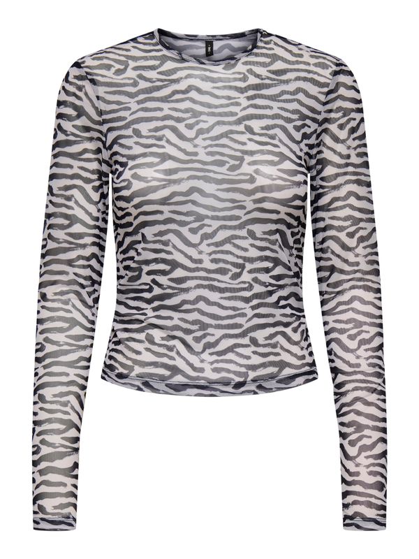 ONLELVA L/S O-NECK MESH TOP BOX JRS