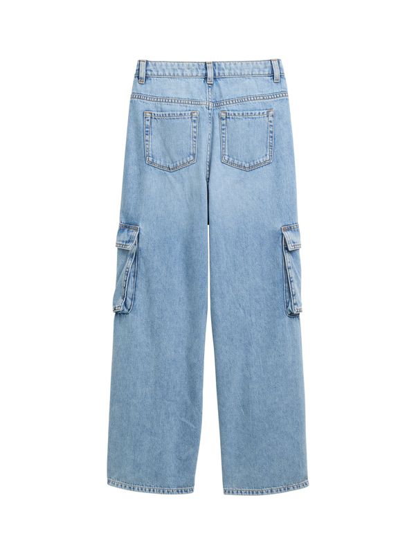 Wide Leg Cargo Jeans