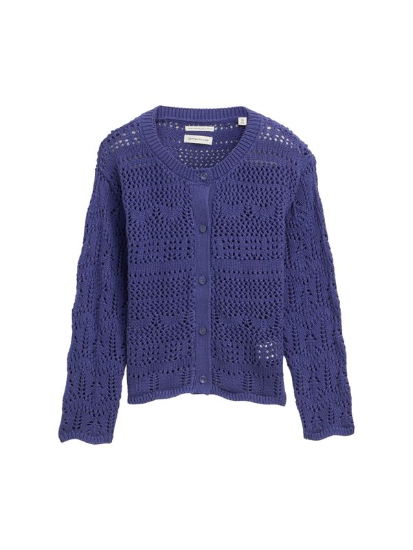 Cardigan mit Lochmuster