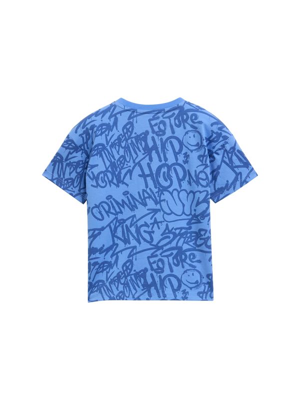Oversize T-Shirt mit Allover-Print