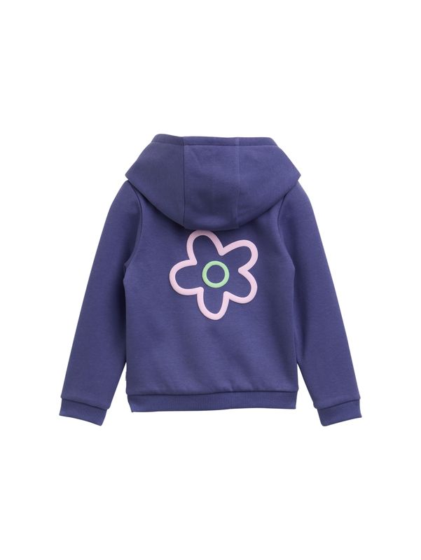 Hoodie Sweatshirt mit Blumen-Motiv