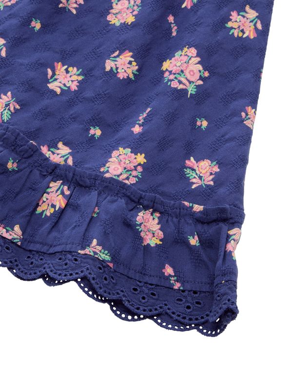 Mini-Rock mit Blumenmuster