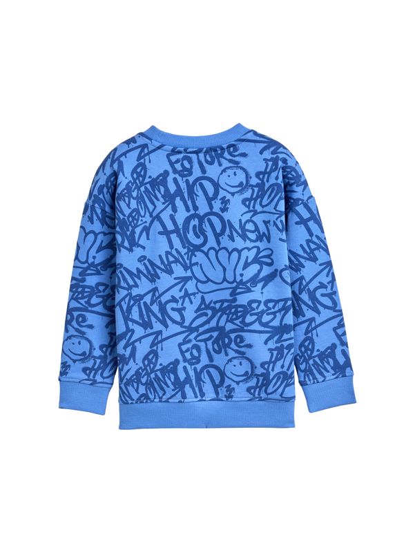 Oversize Sweatshirt mit Allover-Print