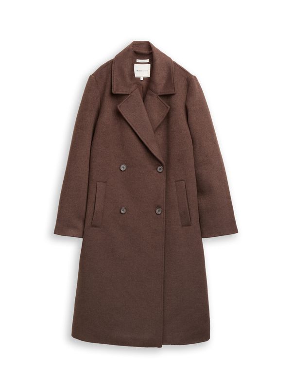 Loose Fit Wollmantel