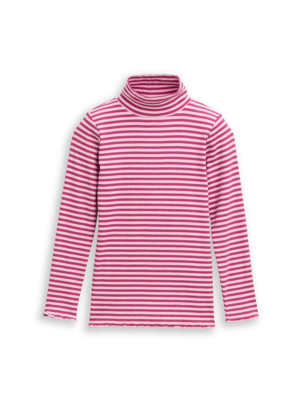 Ripp Langarmshirt mit Streifenmuster