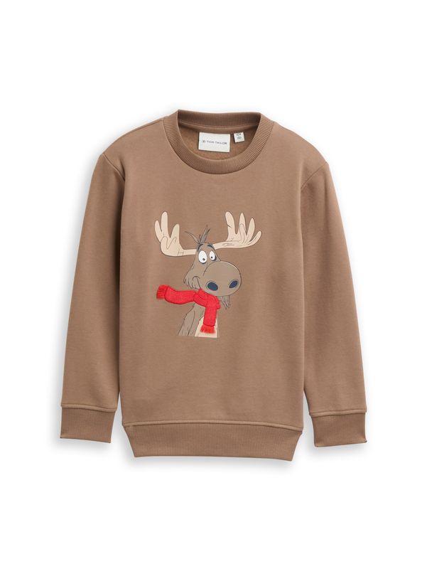 Basic Sweatshirt mit Print