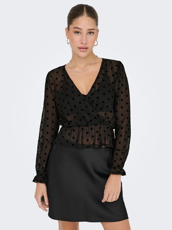 ONLJULIET L/S WRAP TOP BOX JRS