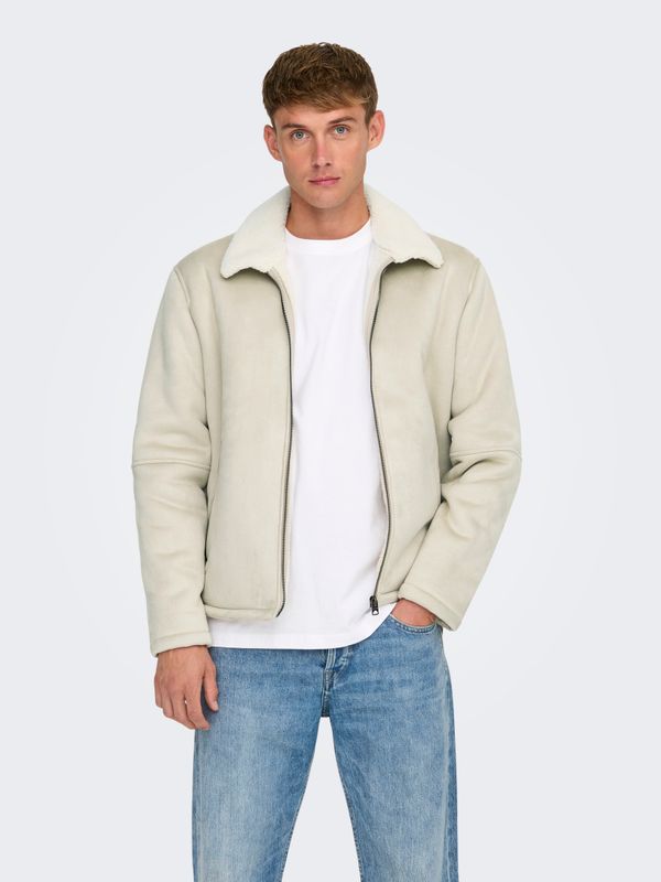 ONSROYCE SHEARLING JACKET OTW