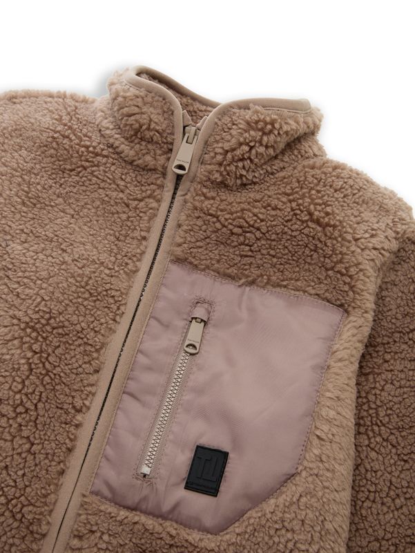 Teddy Sweatjacke mit Fleece