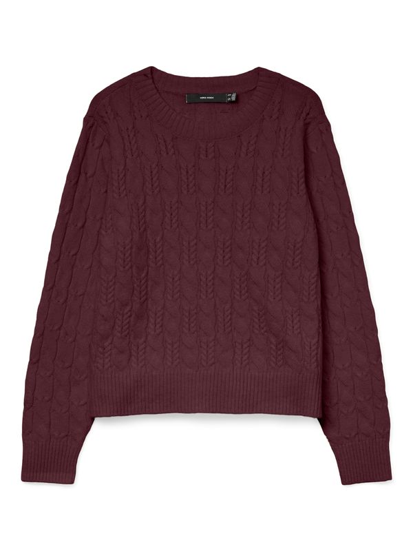 VMARIES LS O-NECK CABLE PULLOVER BF