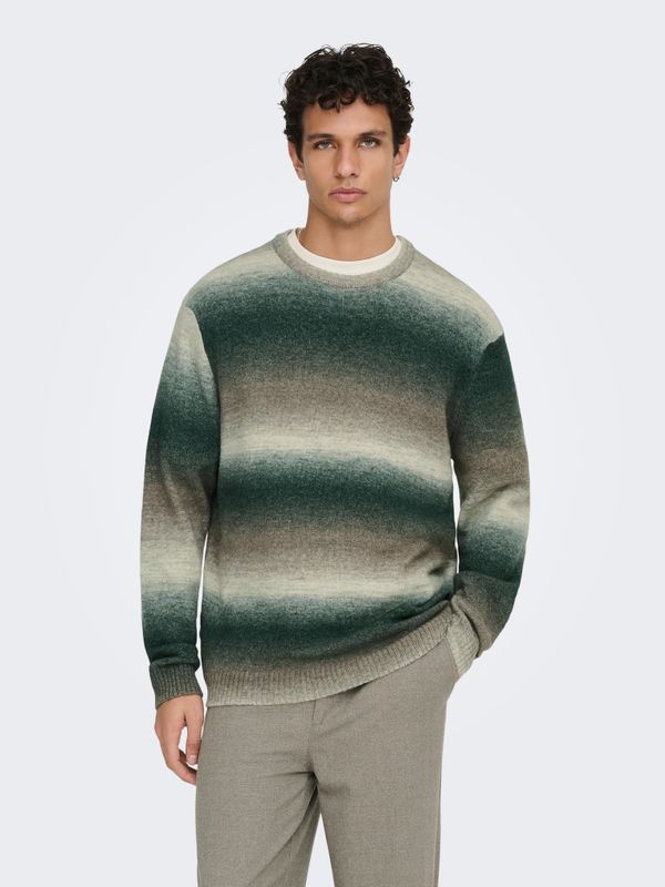 ONSBERTIL REG LS CREW KNIT