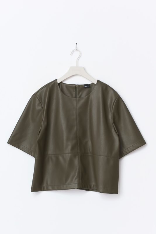 PU boxy tee