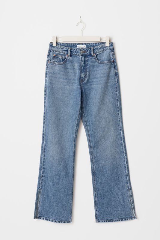 Slit jeans