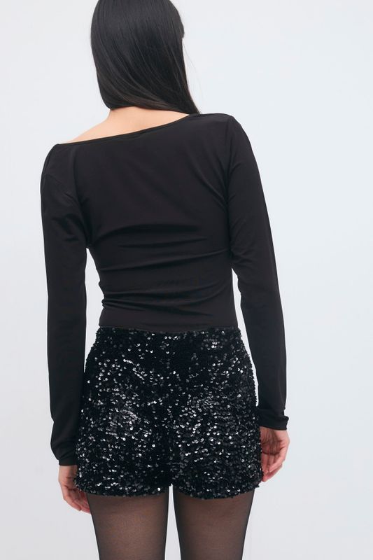 Sequin hot pants