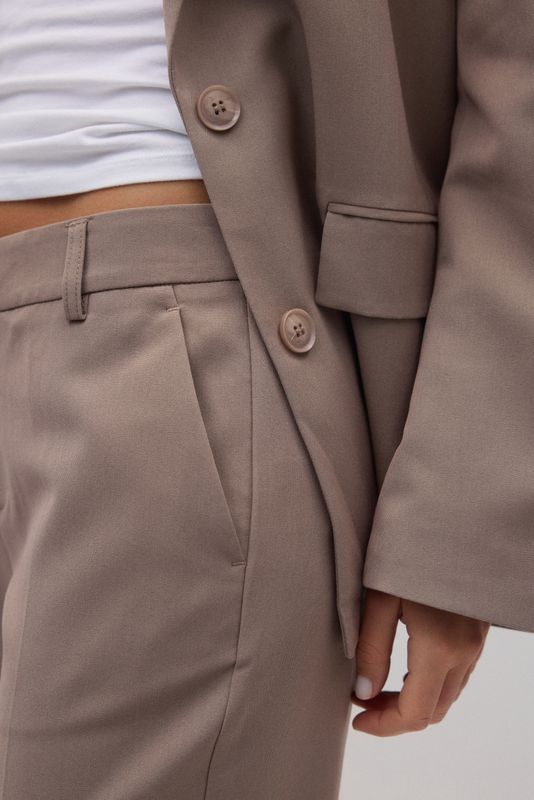 Relaxed bootcut trousers