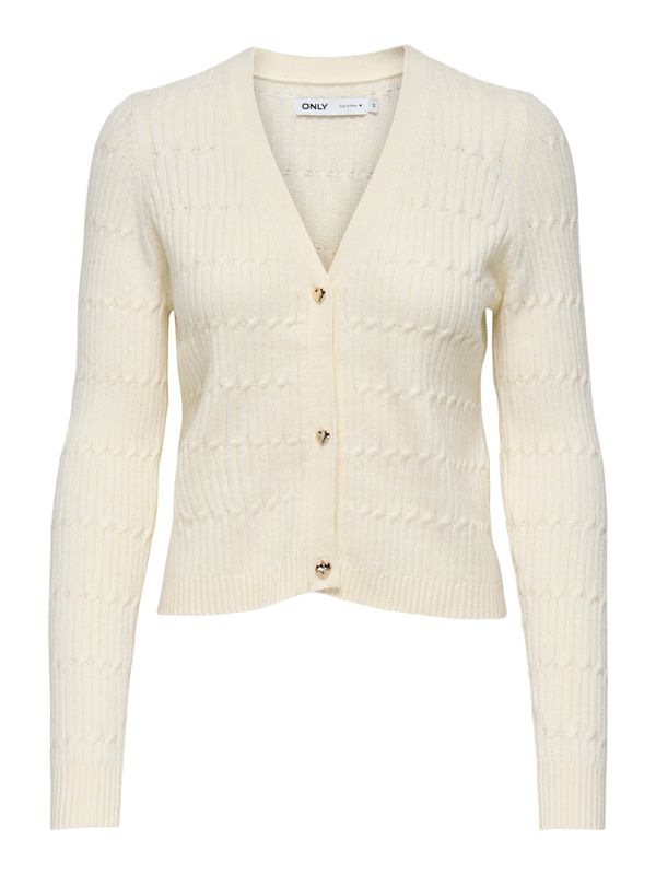 ONLKATIA LS CABLE V-NECK CARDI KNT NOOS