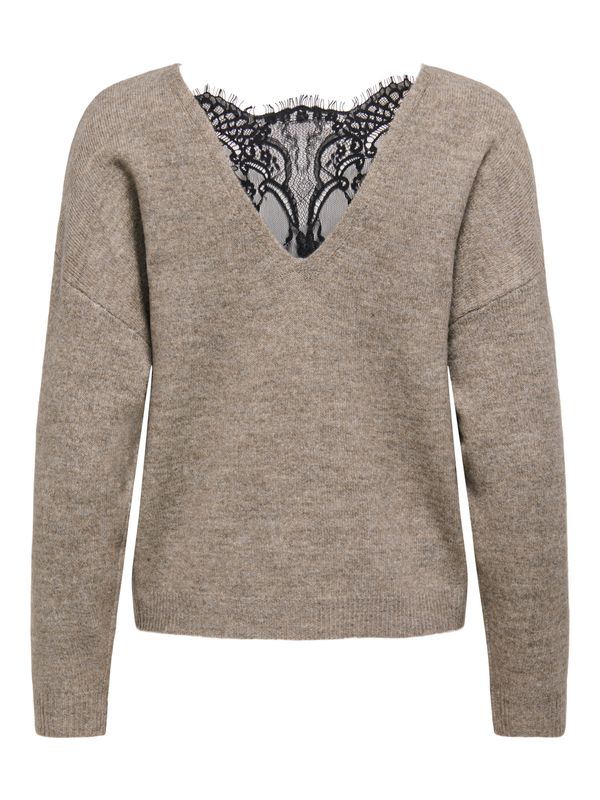 ONLADELE LS LACE MIX O-NECK CC KNT