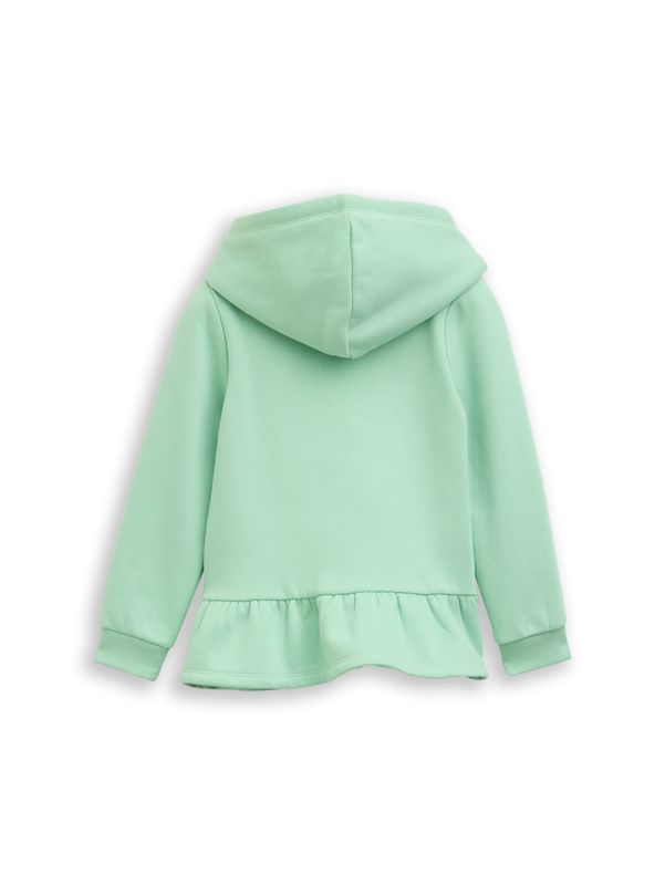 Hoodie Sweatshirt mit Volant