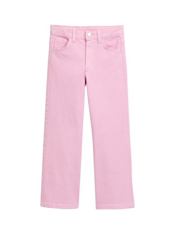 Wide Leg Jeans mit Herz-Details
