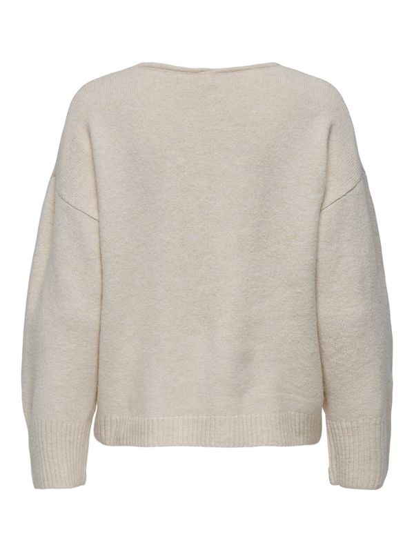 ONLWHITNEY LIFE LS V-NECK KNT