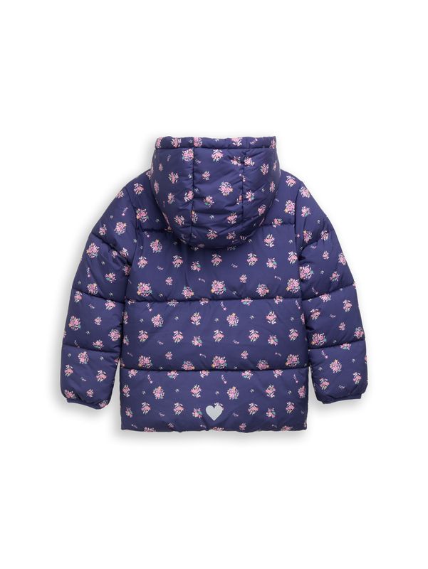 Puffer-Jacke mit Allover-Print