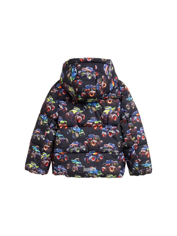 Puffer-Jacke mit Allover-Print