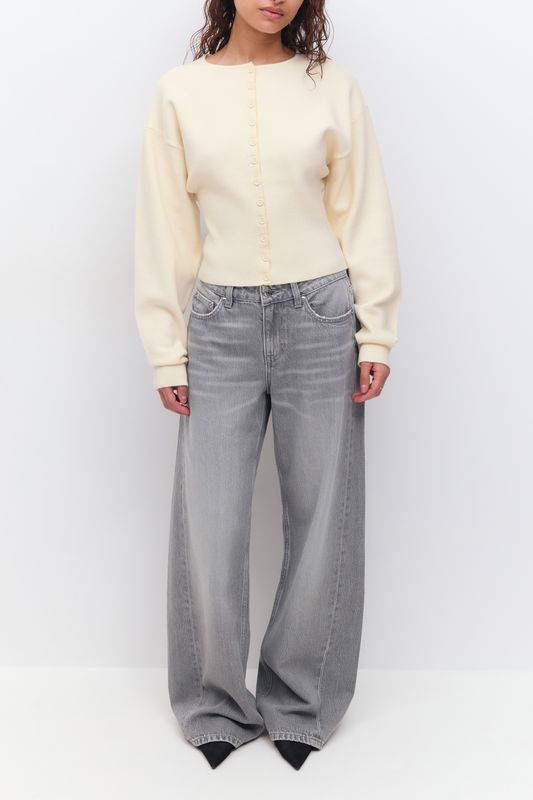 Shaped Knitted cardigan