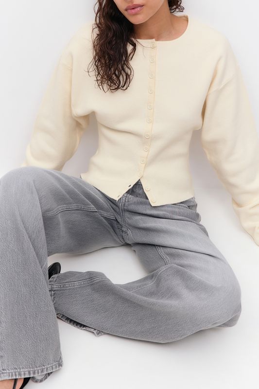 Shaped Knitted cardigan