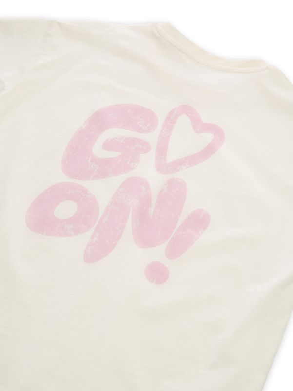 Oversize T-Shirt mit Rückenprint